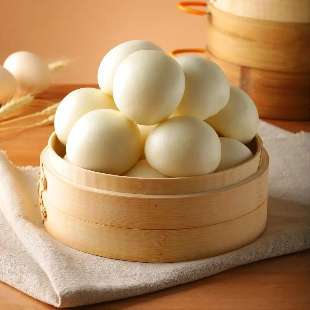 Cereal Breakfast Healthy and Delicious Frozen Food Steamed Creamy Custard Bun Nutritious Breakfast Lazy Sweet Buns Pastries