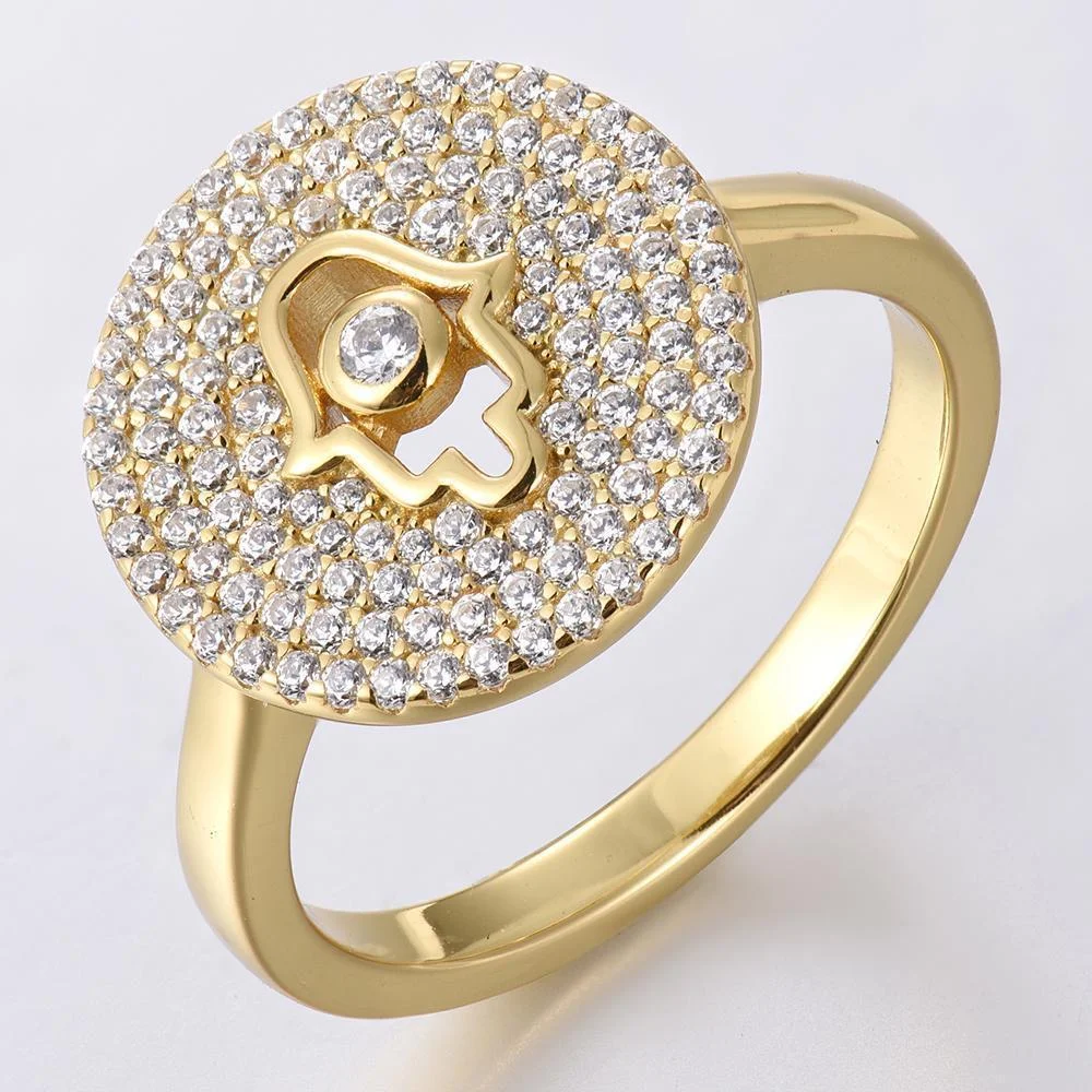 Carline Topsale круглое полое кольцо из 18-каратного золота 925 стерлингового серебра Ювелирное Marquise со льдом циркона роскошное изящное элегантное женское