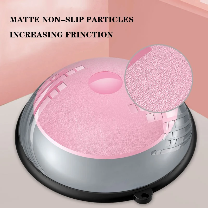 Wholesale Fitness Balance Half massage Gym Ball with Tension Band Bosuing Ball