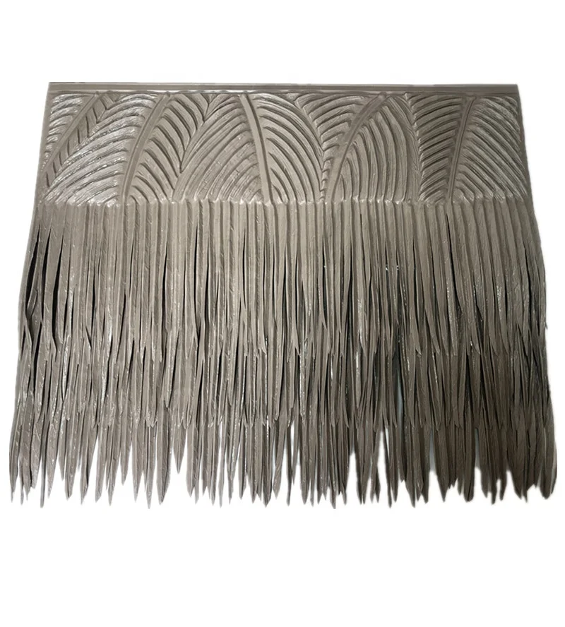 
Outdoor use fireproof and waterproof synthetic palm thatch roof 