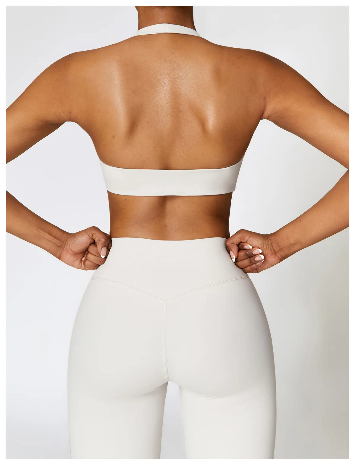 Most Popular In Sports Bras For Woman Halter Neck Running Shockproof Backless Yoga Gym Crop Tops High Support Sports Bra