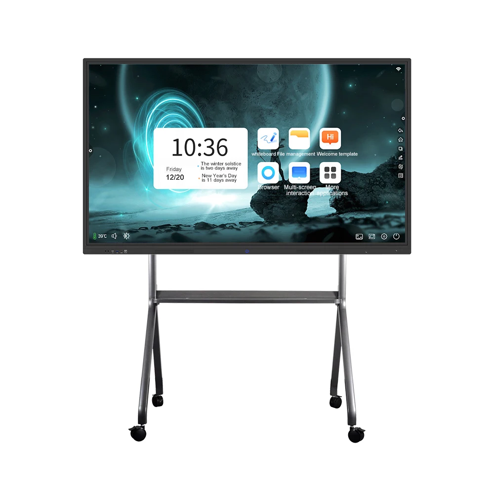 Android/ WindowsOPSInteractive board Digital and Smart 86 inch interactive Flat Panel Whiteboard with Pen and Hand write