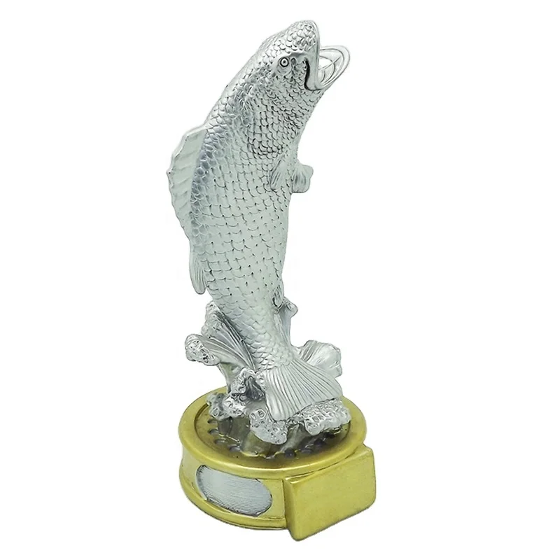 Fish Sculpture Resin Trophy