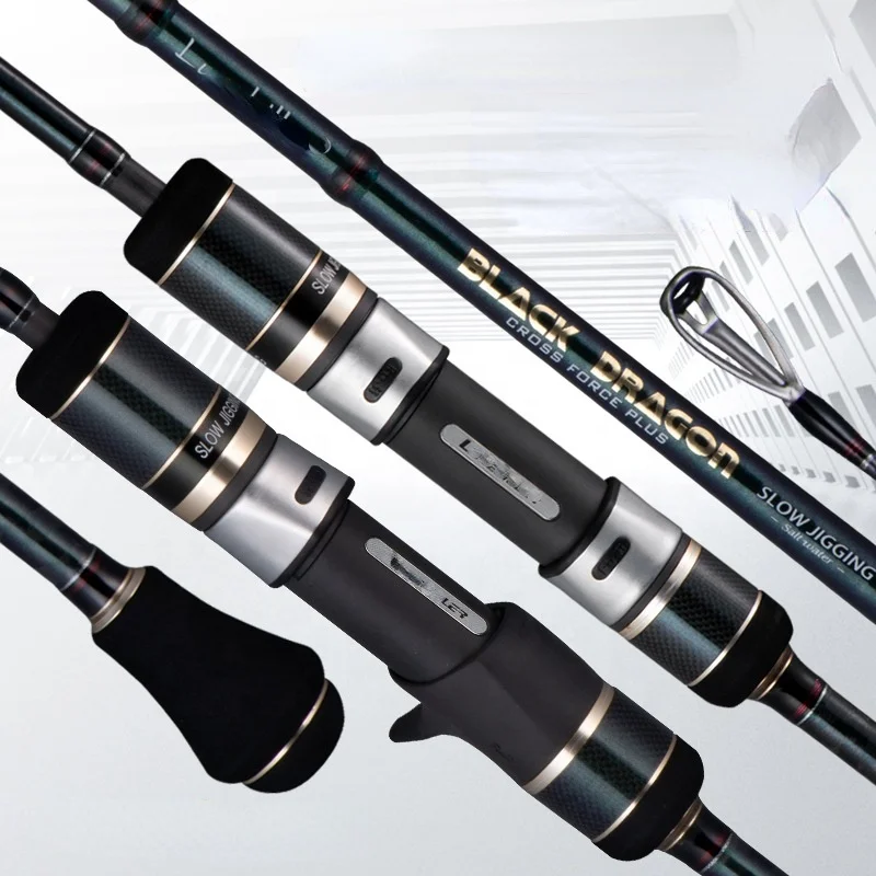 Tcoedm Deep OEM Slow Jigging Rod 1.8m PE 2-6 Lure Wt. 100-300g 20kg Spinning/Casting Ocean Boat Fishing Rod Japan fuji