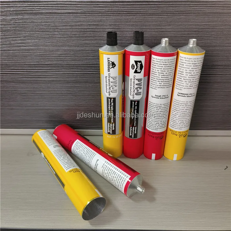 Food-grade Empty Customizable Squeezed Collapsible Metal Aluminum Tube