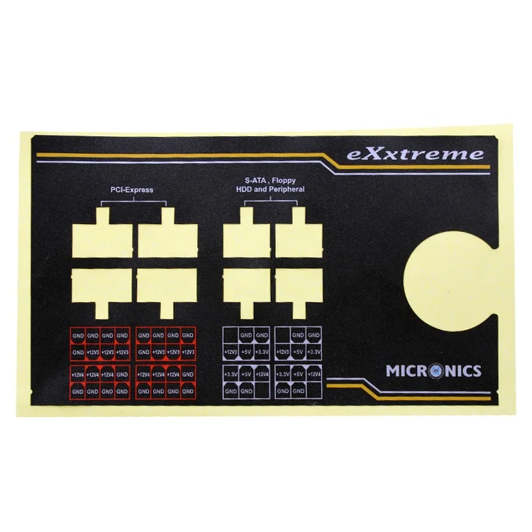 Custom Printing Die Cut Strong Adhesive PVC Stickers Waterproof Frosted Plastic Labels for Electrical Control Panel Board