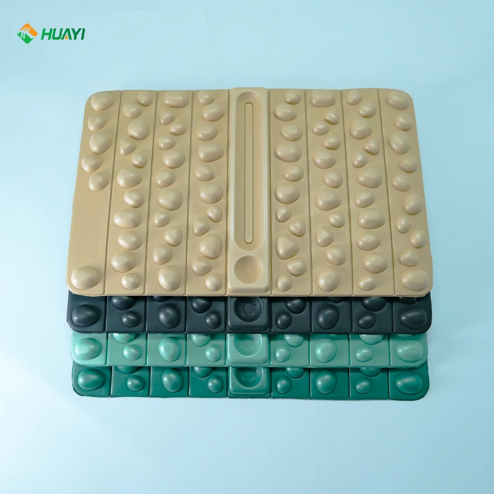 Huayi Sole Muscle Massager Roller massager footstep acupoint press Relax Relieve Foot Pain plastic Foot Massager