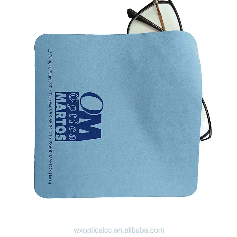 Wholesale OEM Custom High Quality Microfiber Eyeglasses Sunglass Glasses Lens Screen Phone Wipes Clean Cleaning Cloth