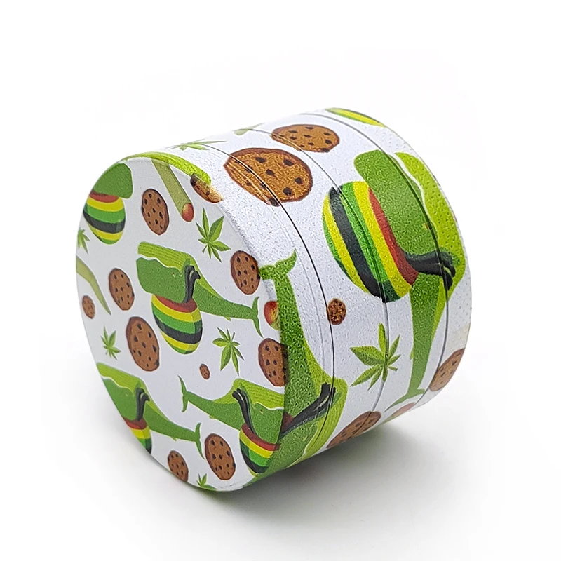 Wholesale Printing  Can Match Led Rolling Tray Smoking Accessories Zinc Alloy Herb  Grinder