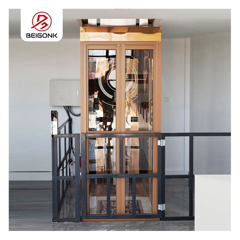 400kg Home Elevator Homelift Domestic Lift for 2 Person Small House