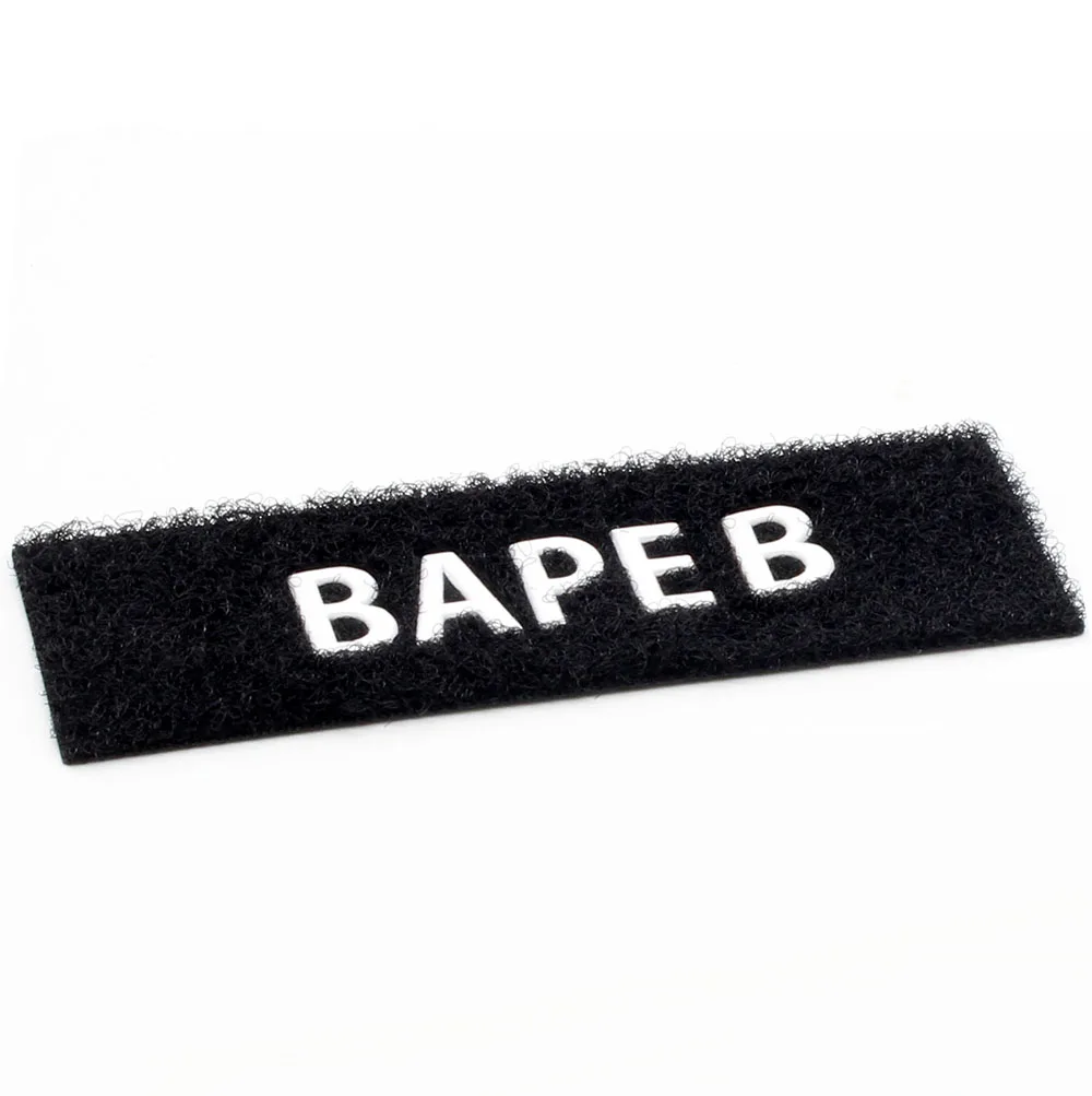 High Frequency Hook And Loop Fastener TPU Logo Velcroes Labels For Clothes