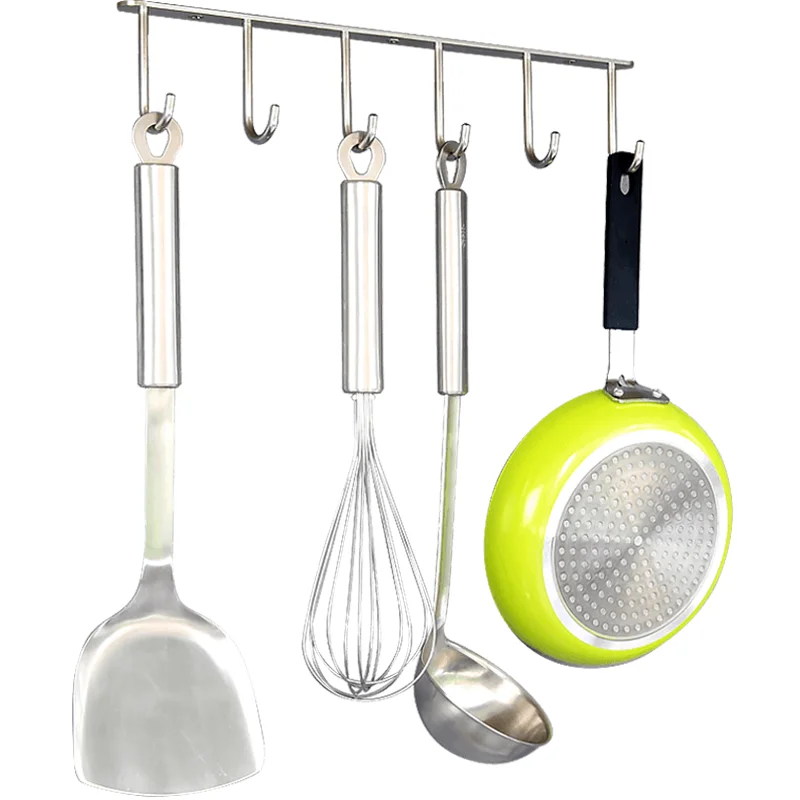 
Wholesale Stainless Steel Multi-Function Hooks Rails Metal Wire for Kitchen Hook 