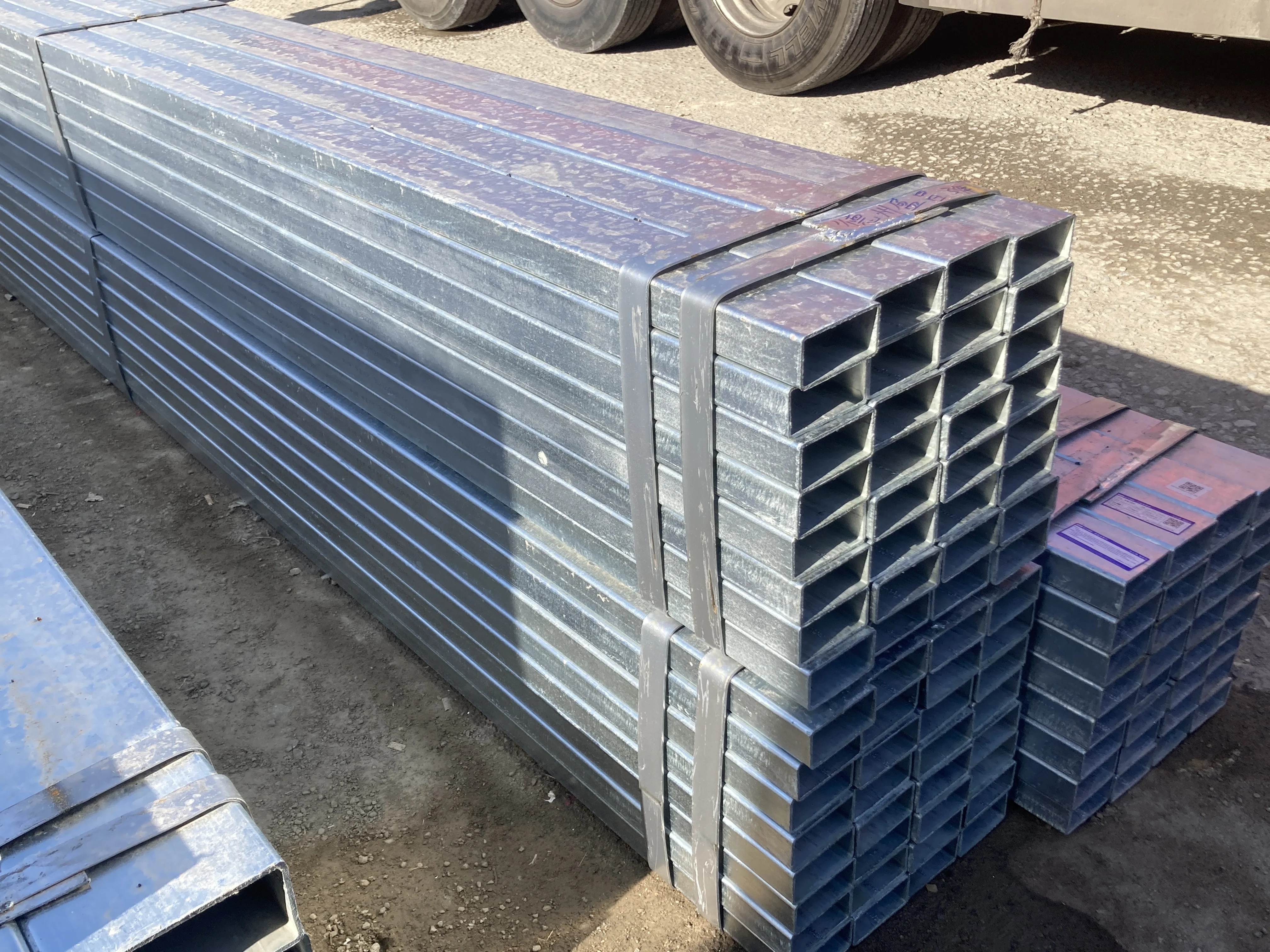 low price 1.5 inch 5cm diameter polishing gi steel pipe ms hollow steel square pipe price per meter