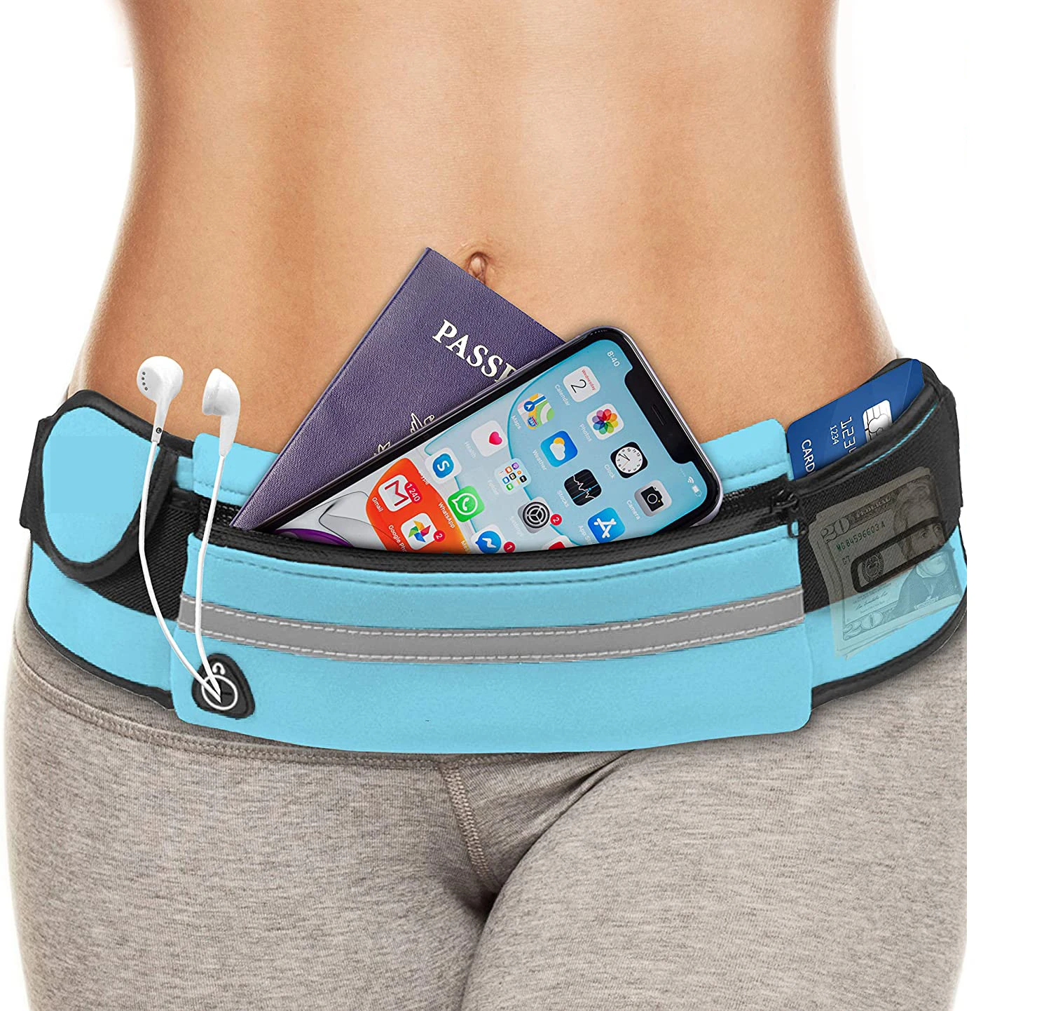 Новая Водонепроницаемая многофункциональная поясная сумка для мобильного телефона для занятий спортом на открытом воздухе с защитой от кражи
