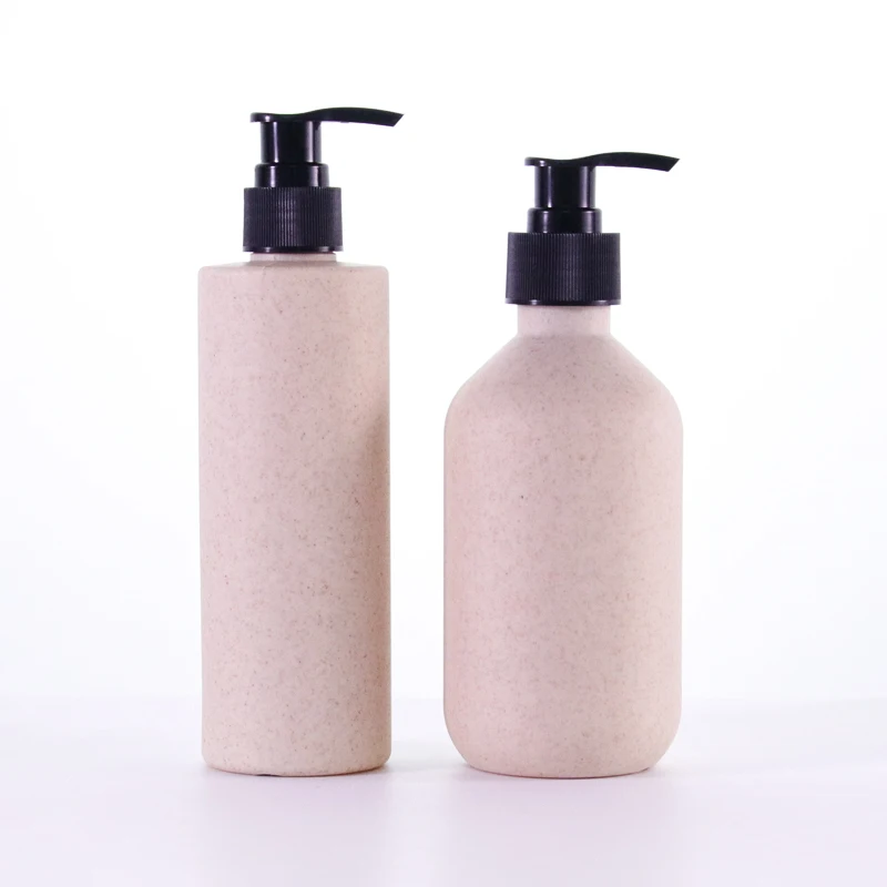 30ml 40ml 50ml 200ml 300ml PLA  biodegradable shampoo bottles empty plastic bottles with pumps
