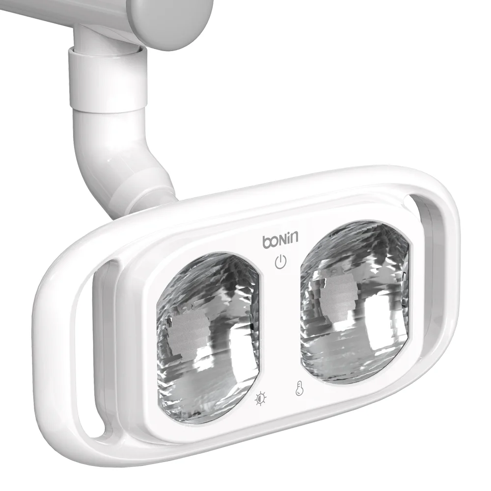 Operating Dental Chair Adjustable colour temperature LED Infrared Sensor Switch Lamp Unit Dental 2 hole Oral Light