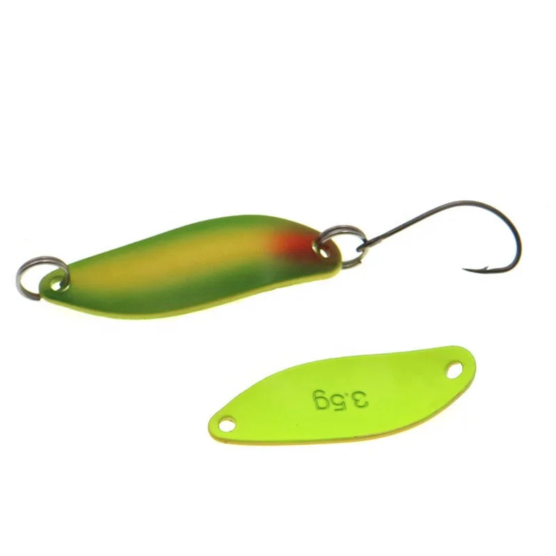
HISTOLURE 3.5g mini colorful bait fishing baits metal spinner lure trout metal spoon single hook fishing lure 