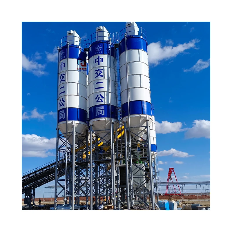 silo 500t 1000t 2000t concrete batching plant fly ash storage silo bolt cement silo