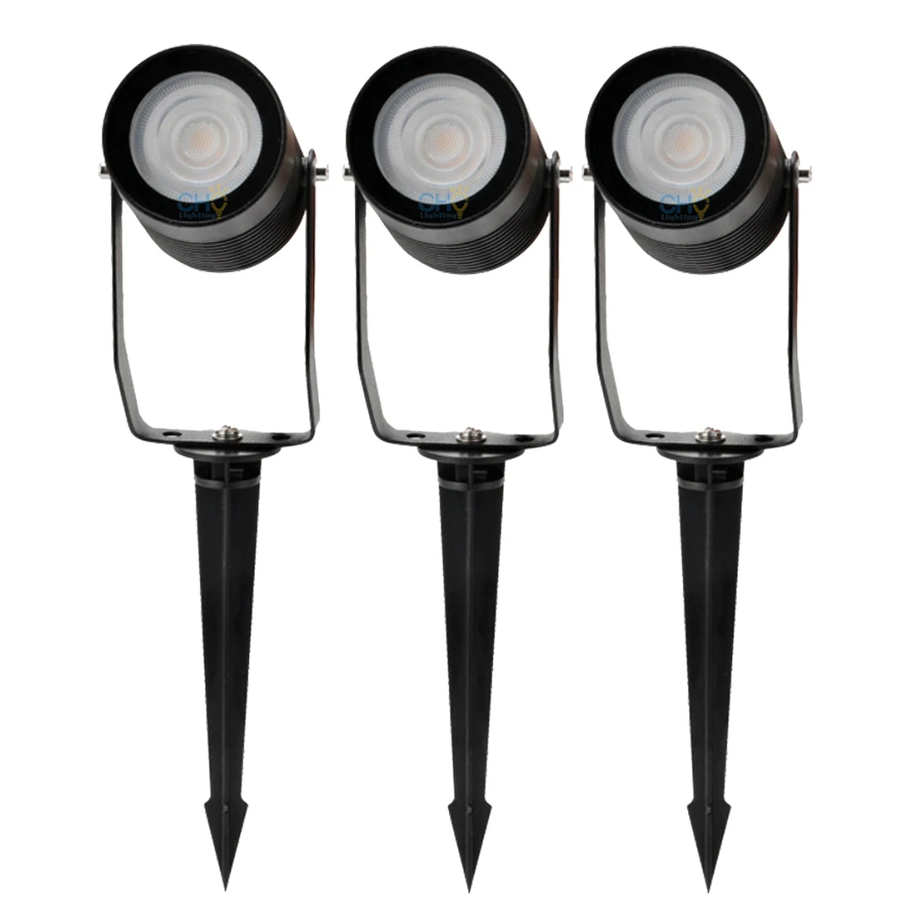 GU10 MR16 LED Version is optional IP65 Aluminium Park Yard Outdoor Garden Spike Spot Light