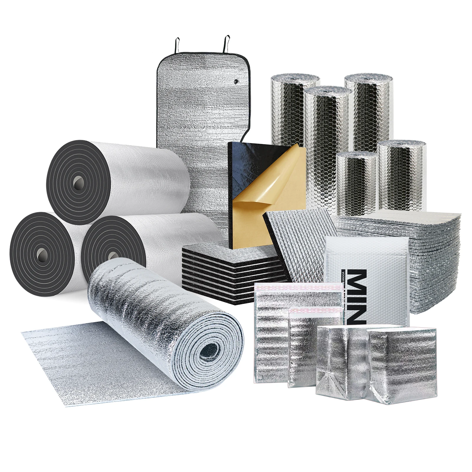 Lightweight Heat-Resistant Roof Insulation Roll Blanket Waterproof Water Proof Materials for Roof