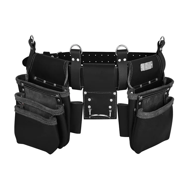 Черный Профессиональный альт саксофон ремень framer комбо Чехол для инструментов плотник 11 карманный инструмент сумка для инструментов Организатор