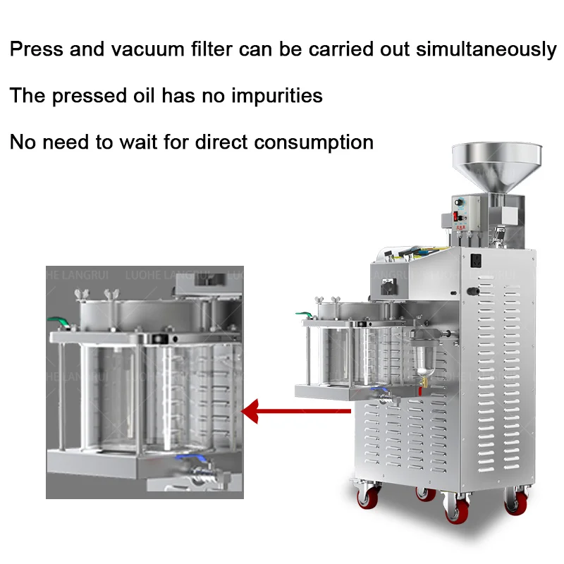 Coconut Oil Making Machine Coconut Oil Press Machine Copra Oil Pressing Machinery With Filter