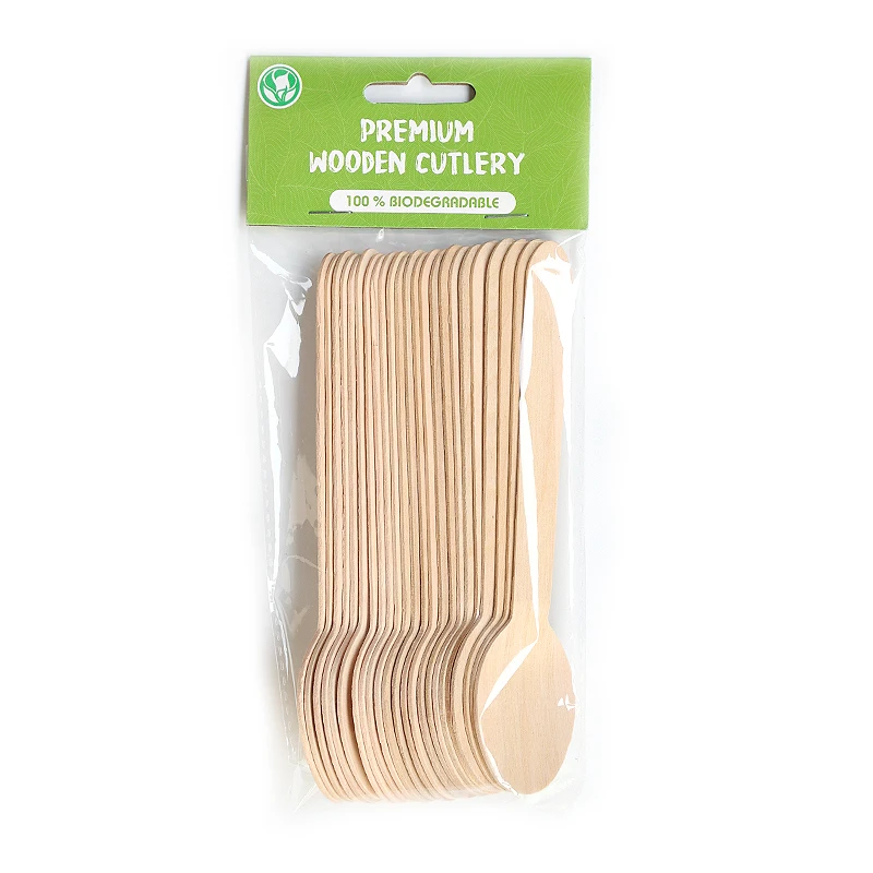 Supermarket Supply Disposable Customized Small Pack Wooden Knife