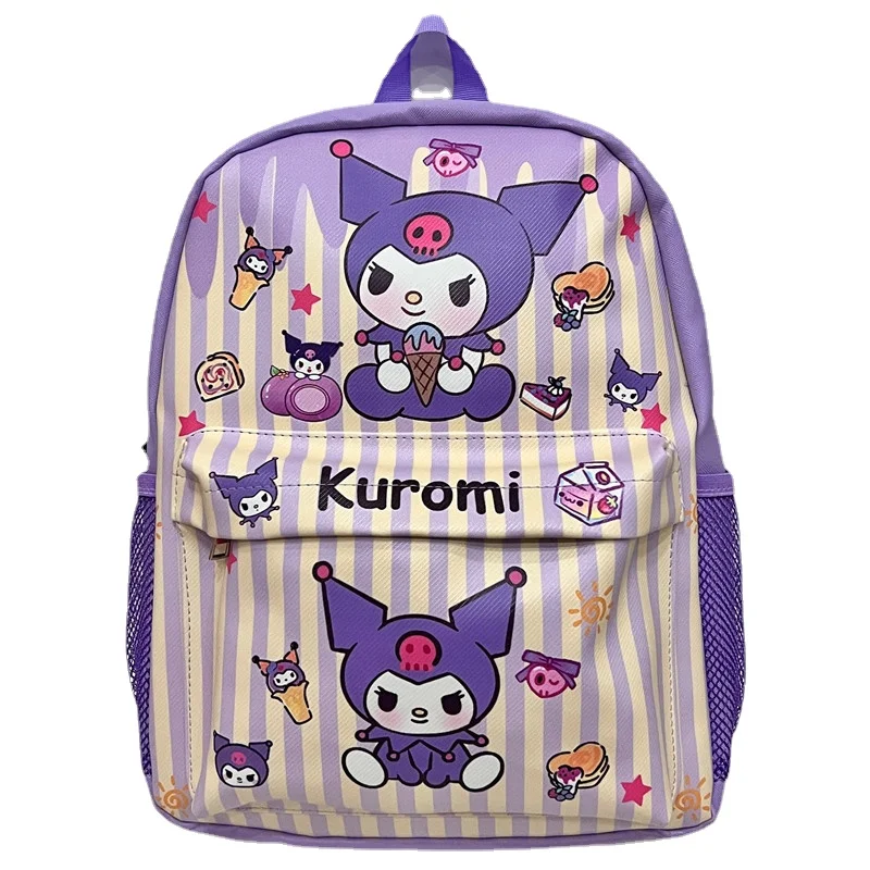 XUX мультяшный Kuromi My Melody Cinnamoroll PU водонепроницаемый детский школьный рюкзак для учеников начальной школы повседневный рюкзак