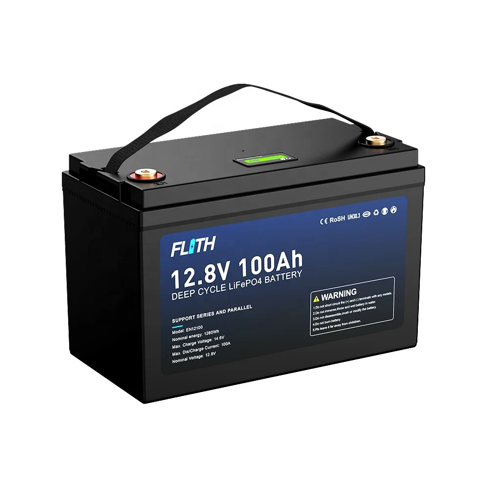 Flith renewable energy BMS lifepo4 rechargeable battery packs replace gel battery 12v 24V 100AH 200AH lithium ion battery