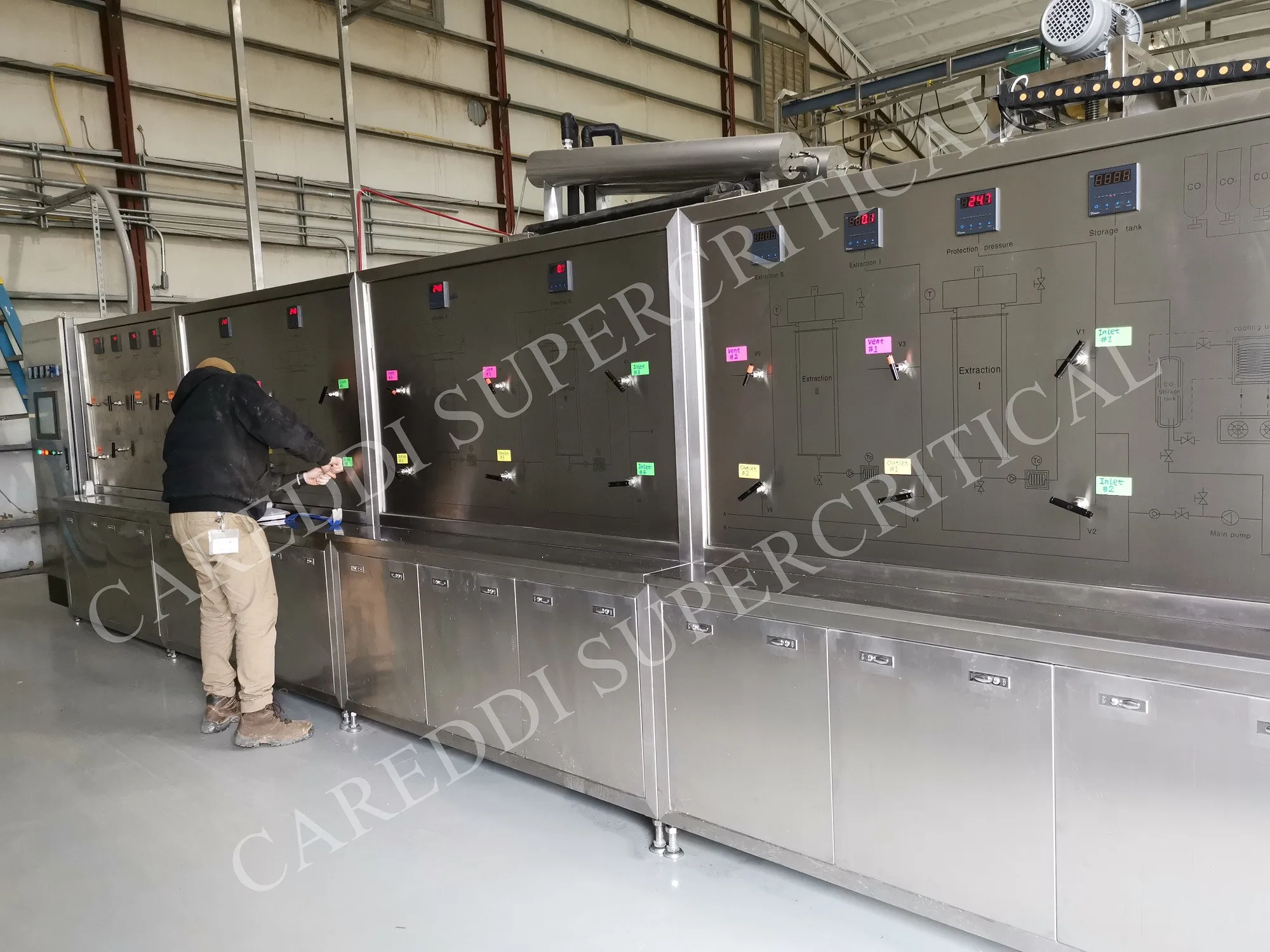 ASME CE GMP Standard extraction machine CO2 fluid Extraction Machine Supercritical CO2 extraction machine