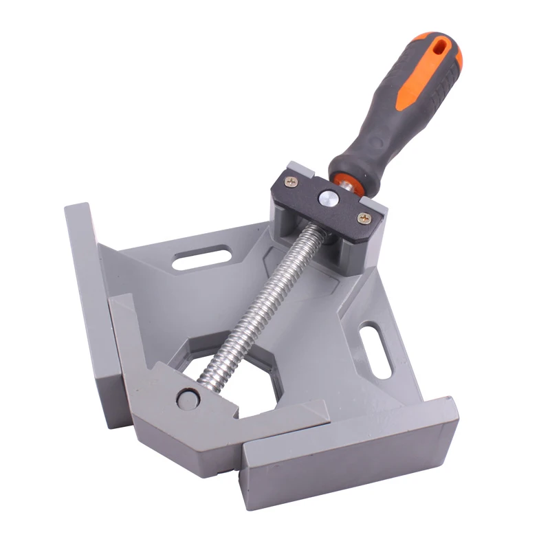 Single Handle Aluminum 90-degree Angle Clamps Woodworking Frame Clip Right Angle Folder Tool