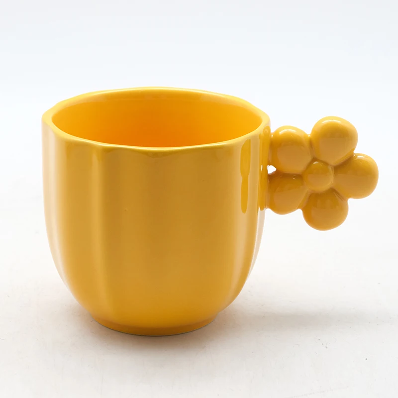 Customized Coloured-Glaze Sustainable Use Ceramic Mug Home Office Drink Coffee Stoneware Mugs Breakfast Cup Stackable