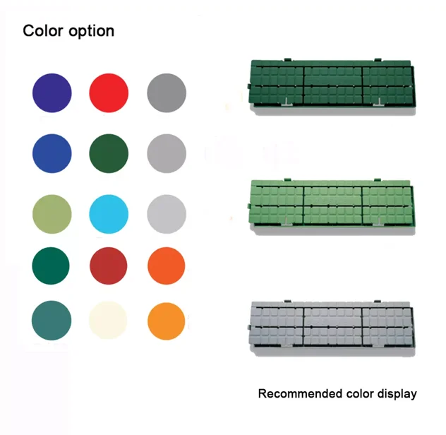 Flexible price pp interlocking plastic grass turf protection floor flooring for grass protection