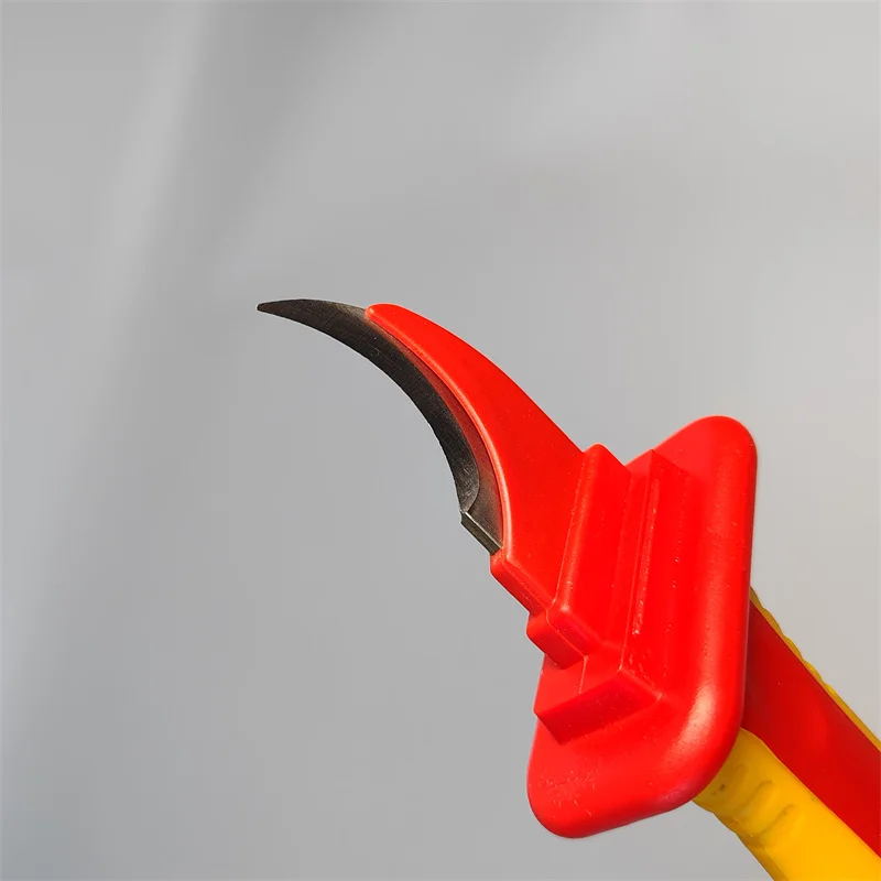 S617A SFREYA VDE 1000V Insulated Insulation tools double color Hook Blade Cable Knife cutter