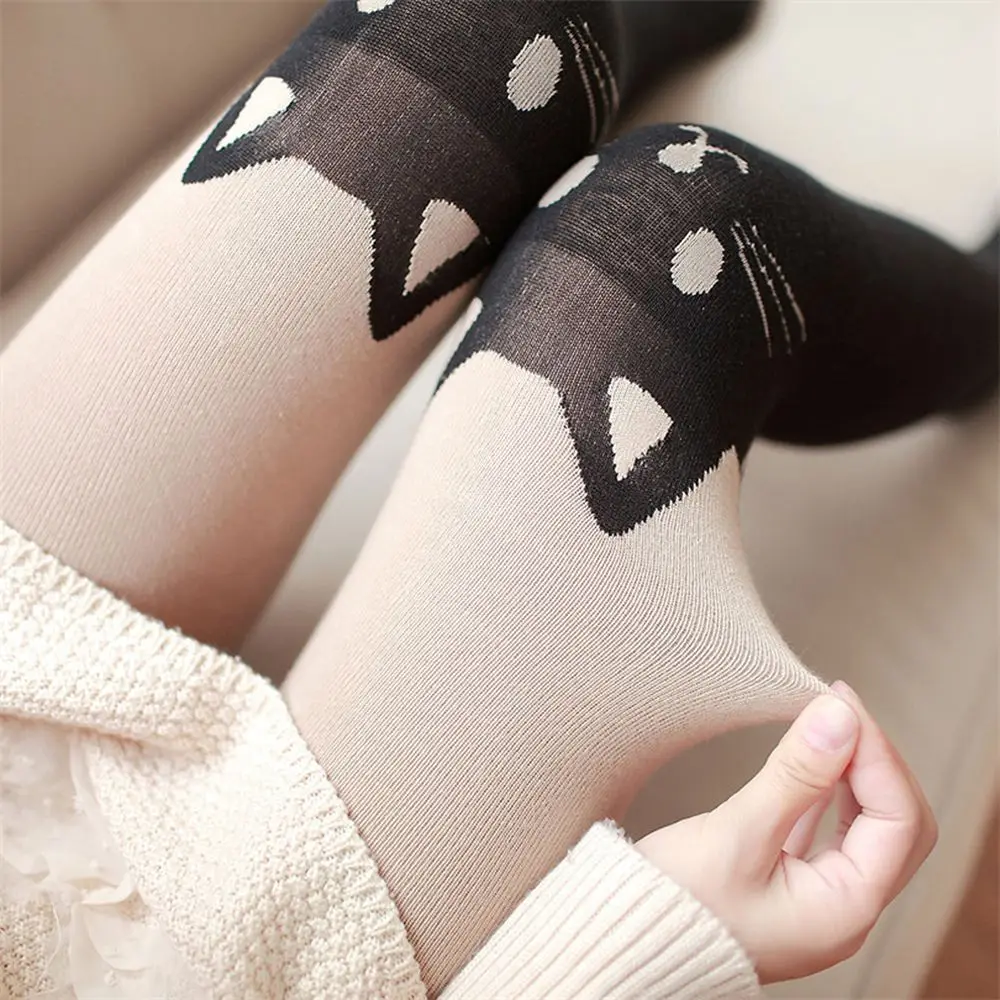 
New Sexy Stockings Women Cute Cat Tail Leggings Female Catoon Sexy Sheer Pantyhose Long Sexy Stocking 