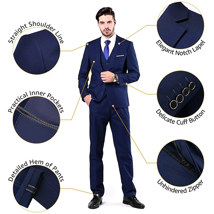 
Men Classic Clothes Mens Urban Clothing Formal Suits Suiting Fabric Suit Wholesaler Casual For Man Summer Sets Name Brand 