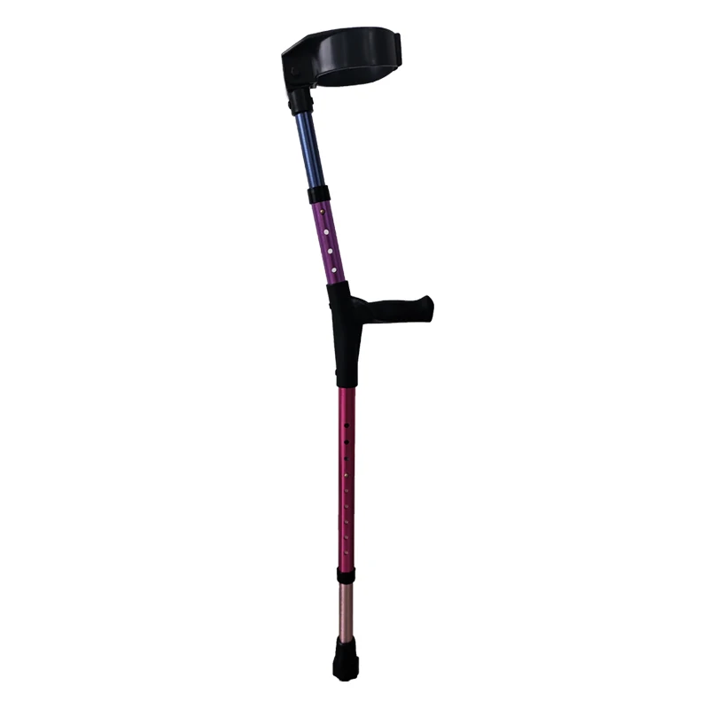 Medial Health Care Elderly and Disabled Orthopedics Axillary Crutch Adjustable Aluminium Alloy Rehabilitation Therapy Supplies