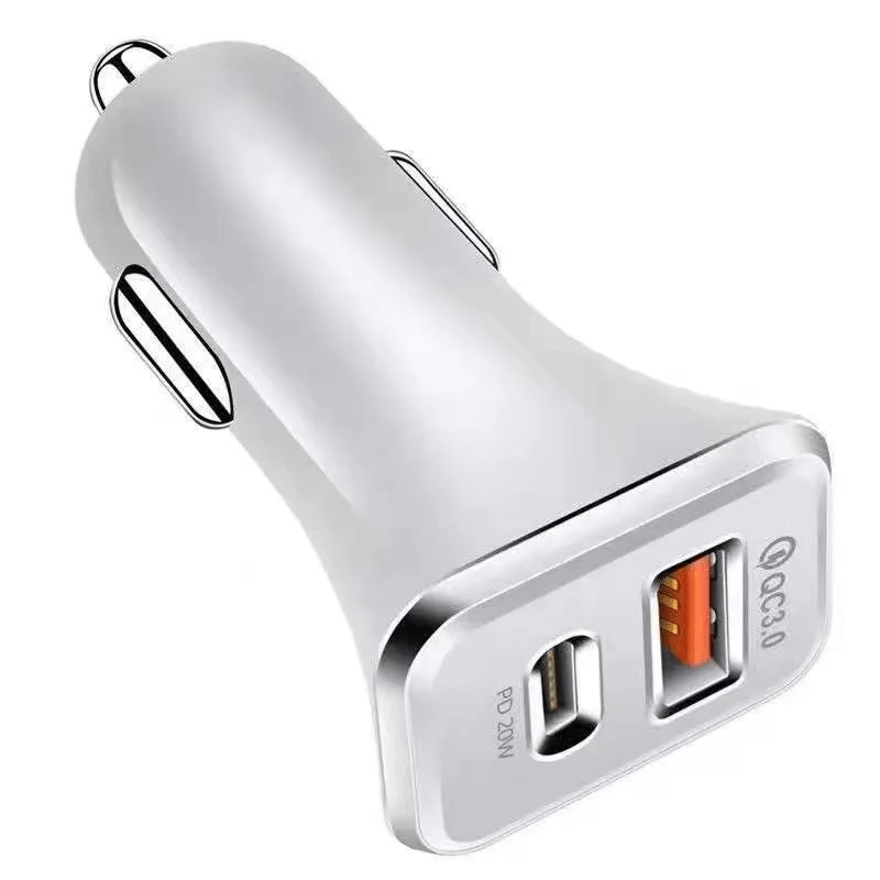 OEM logo QC3.0 Fast Charge 3 USB Ports Car Charger Adapter 5V 2.4A Universal Phone Charger