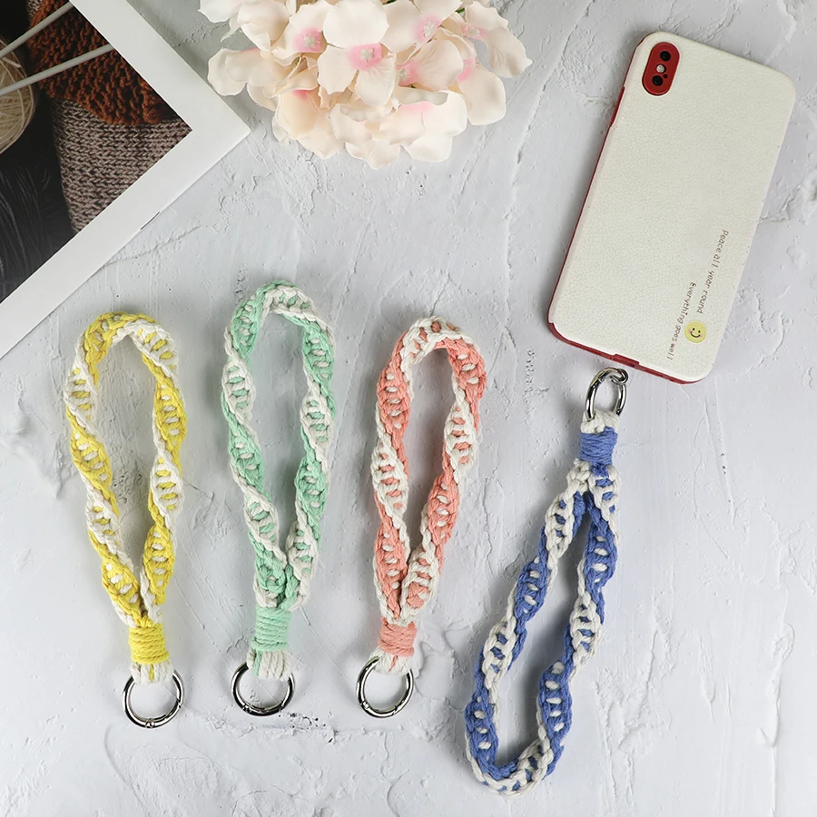 Handmade DIY Keychains Macrame Kit With Tutorial For Beginner Boho Chain Custom Lanyard Factory Price Manufacturer Supplier