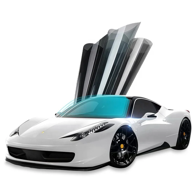 Car Window Tint Window Privacy Film Car Shade Front Windshield Heat & UV Block nano ceramic window film