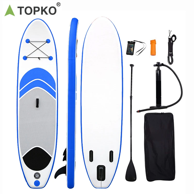 TOPKO Soft Top Epoxy paddle board pedal paddle board sup surfboard i sup