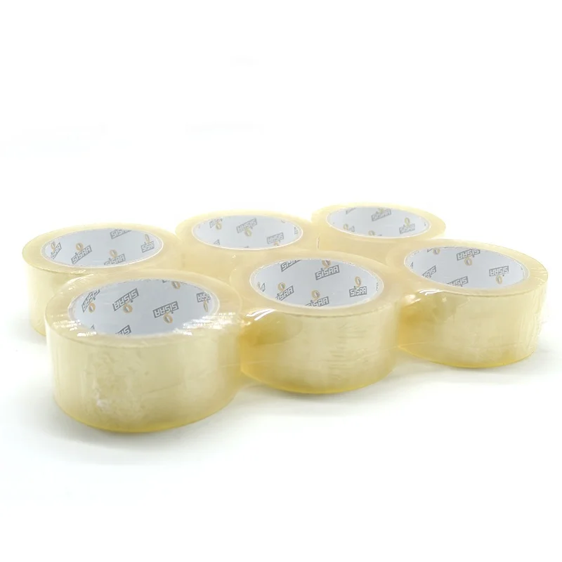 Acrylic 48mm x 150m  BOPP cinta de embalaje transparente super sticky adhesive tape