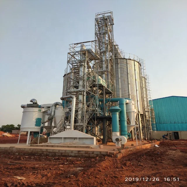 Steel silo bins and accessories for Grain / Paddy Storage and Milling Plant selling on competitive price