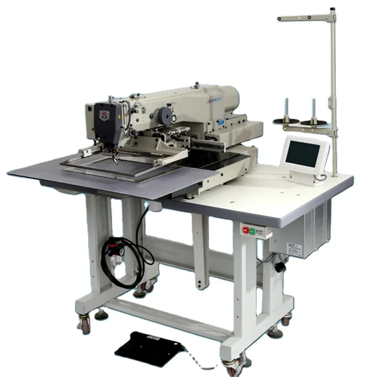 Electronic controlled Programmable Industrial Wallet And Shoes Pattern Sewing Machine for traveling case clothes handbags