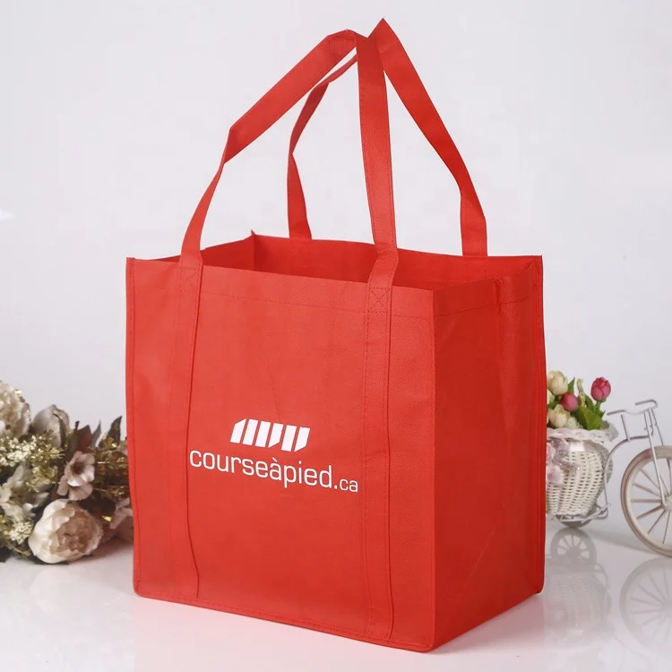 Reusable Grocery Bags eco friendly reusable non woven tote shopping bag