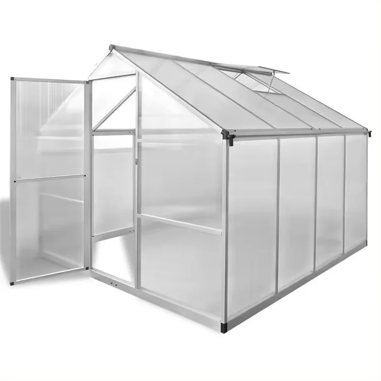 Manufacturer Sale Commercial Aluminium Alloy Modern Outdoor Modular Green House Kit Pc Sheet Small Polycarbonate Greenhouse