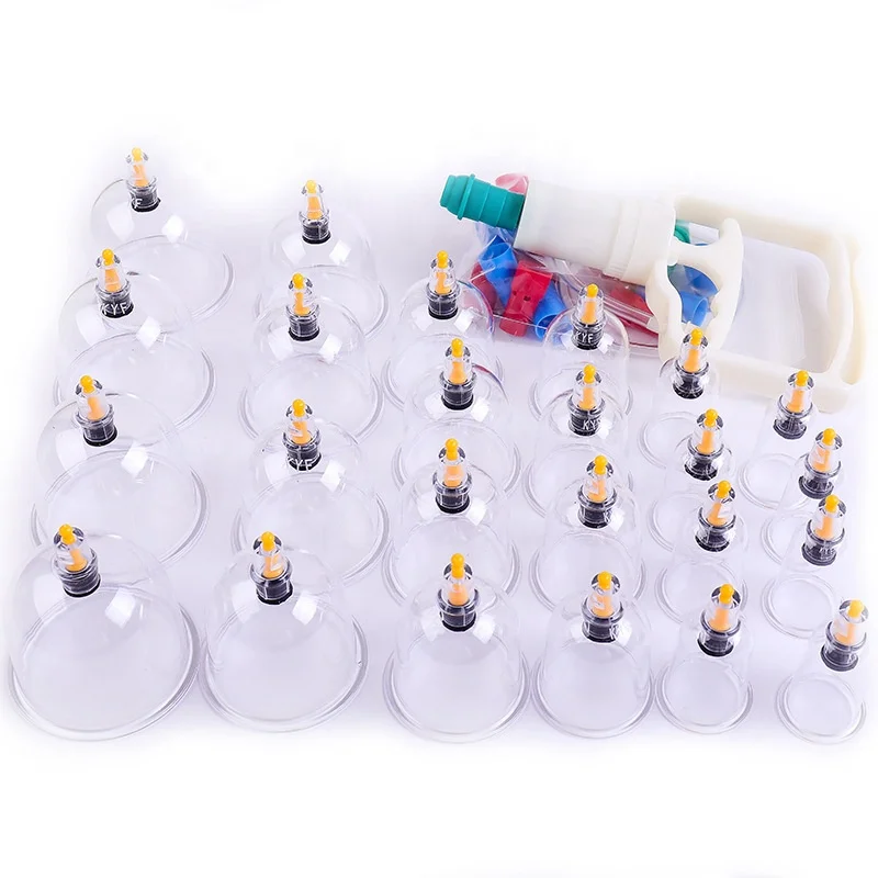 Hijama Cupping cups Vacuum cupping set 24 Chinese traditional cupping therapy set