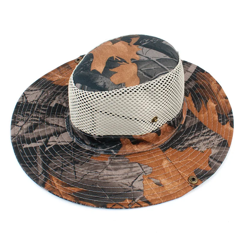 Outdoor Sunscreen Hat Camouflage Breathable Sunshade Jungle Hat Leisure Travel Mountaineering Fishing Hat
