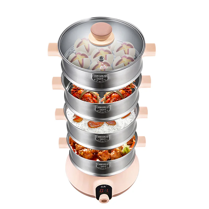Electric Steamer Food Electric Small Food Steamer Multi Layers Food Steamer