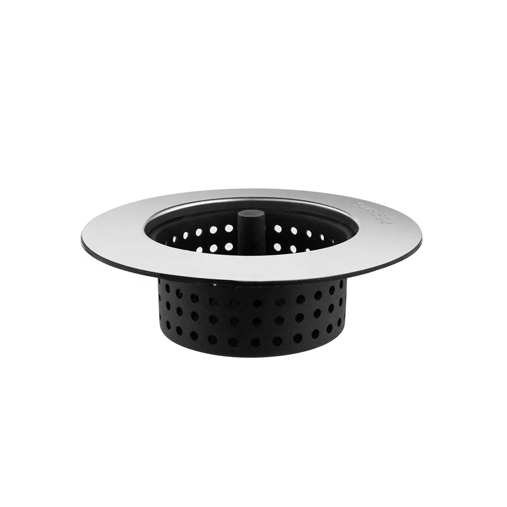 Высокое качество индивидуальный логотип из нержавеющей стали край силиконовая раковина ситечко кухонная корзина